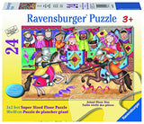 Ravensburger At The Joust Super Sized Floor Puzzle 24 Piece Jigsaw Puzzle for Kids – Every Piece is Unique, Pieces Fit Together Perfectly