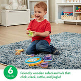 Melissa & Doug First Play Safari Animal Wooden Musical Instruments