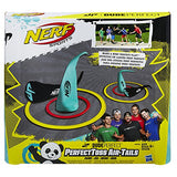 Nerf Sports Dude Perfect, Perfect Toss Air-Tails Game - Encourage Outdoor Time - Fun, Strategic Game - Try Challenging Trick Shots - for Ages 6 and Up - Includes 4 Targets and 4 Fabric Darts
