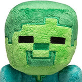 JINX Minecraft Baby Zombie Plush Stuffed Toy, Multi-Colored, 8.5" Tall