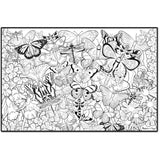 Bundles |Melissa Doug Jumbo Color-in Poster - Butterflies & Tropical Sea Life