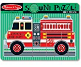 Fire Truck Theme Sound Puzzle + FREE Melissa & Doug Scratch Art Mini-Pad Bundle [07313]