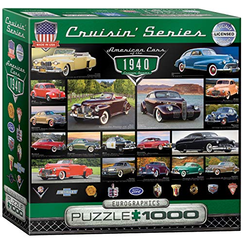 EuroGraphics 1940's Cruisin' Classics Puzzle (1000 Pieces)