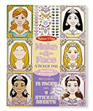 Melissa & Doug Make-a-Face Sticker Pad - Sparkling Princesses
