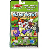 Melissa & Doug Wacky Animals: ON The GO Water-Reveal Activity Flip Pad + 1 Scratch Art Mini-Pad Bundle (#09464)