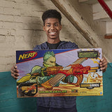 Nerf Doomlands Blaster Double Dealer Toy Blaster with Two 12-Dart Clips & 24 Official Elite Darts for Kids, Teens, & Adults, Orange, Standard