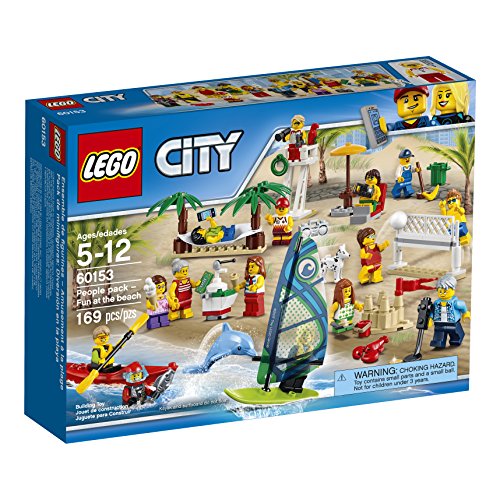 LEGO City Town People Pack Fun At The Beach 60153 Building Kit 169 Piece