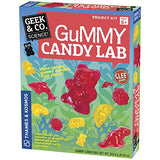 Thames & Kosmos Gummy Candy Lab - Bears, Fruit, Dolphins & Dinosaurs! Sweet Science STEM Experiment Kit, Make Your Own Gummy Candies in Cool Shapes & Colors | Learn Chemistry | New & Improved Formula