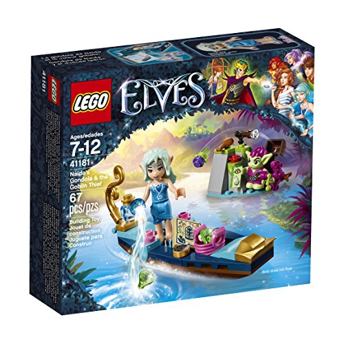 LEGO Elves Naidas Gondola And The Goblin Thief 41181 Building Kit 67 Pieces