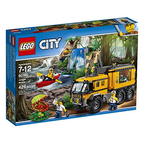 LEGO City Jungle Explorers Jungle Mobile Lab 60160 Building Kit 426 Piece