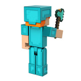 Minecraft 3.25-in Alex in Diamond Armor Action Figure w/1 Portal Piece & 1 Accessory