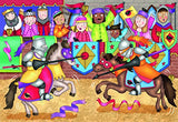 Ravensburger At The Joust Super Sized Floor Puzzle 24 Piece Jigsaw Puzzle for Kids – Every Piece is Unique, Pieces Fit Together Perfectly