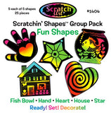 Melissa and Doug Scratchin' Shapes - Fun Shapes Group Pack