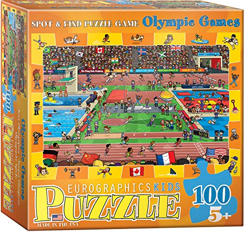 EuroGraphics Spot & Find Olympics Puzzle (100-Piece)