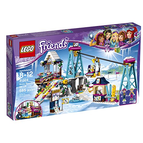 LEGO Friends Snow Resort Ski Lift 41324 Building Kit 585 Piece