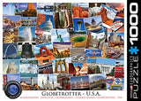 EuroGraphics USA Globetrotter Jigsaw Puzzle (1000 Piece)
