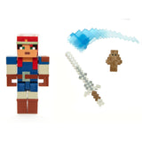 Minecraft Dungeons 3.25-in Valorie Collectible Battle Figure and Accessories, Based on Video Game, Imaginative Story Play Gift for Boys and Girls Age 6 and Older