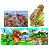 Melissa & Doug Dinosaur Floor Puzzle Set - Set of 2