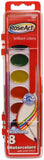 Mattel Rose Art 8-Color Washable Watercolors with 1 Paintbrush, Packaging May Vary DFB80