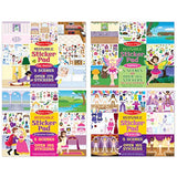 Melissa & Doug Reusable Sticker Pad Bundle - Fairy, Princess, Dress-Up and Play House