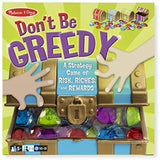Melissa & Doug Don't Be Greedy Game + Free Scratch Art Mini-Pad Bundle [94504]