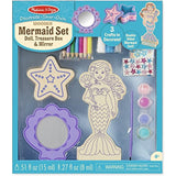 Melissa & Doug Mermaid Set Decorate-Your-Own Kit + FREE Scratch Art Mini-Pad Bundle