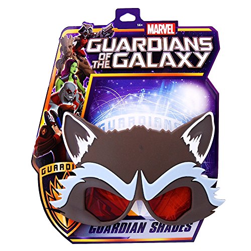 Costume Sunglasses Guardians of the Galaxy Rocket Raccoon Sun-Staches Party Favors UV400