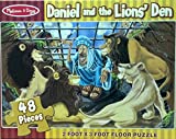 Daniel and The Lion's Den: 48-Piece Floor Puzzle + FREE Melissa & Doug Scratch Art Mini-Pad Bundle [44967]