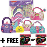 Precious Purses - Simply Crafty Series + FREE Melissa & Doug Scratch Art Mini-Pad Bundle [94825]