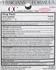 Physicians Formula Super CC Color-Correction and Care CC Compact Cream SPF 30, Light/Medium, 0.28 Ounce