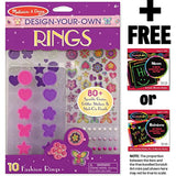 Rings: Design-Your-Own Kit + FREE Melissa & Doug Scratch Art Mini-Pad Bundle [94115]