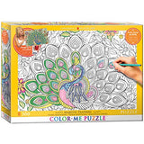 EuroGraphics Majestic Feathers Color Me Puzzle (300 Piece)