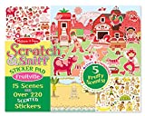 Melissa & Doug Scratch and Sniff Sticker Pad: Fruitville - 220+ Fruit-Scented Stickers