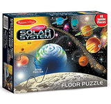 Melissa & Doug Solar System: 48-Piece Floor Puzzle + Free Scratch Art Mini-Pad Bundle