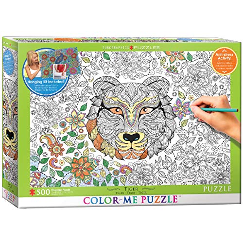 EuroGraphics Tiger Color Me Puzzle (500 Piece)