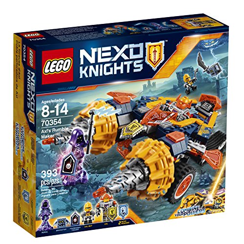 LEGO Nexo Knights Axls Rumble Maker 70354 Building Kit 393 Piece