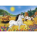 Melissa & Doug Horses in the Meadow 100 Piece Cardboard Jigsaw Puzzle
