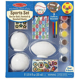Melissa & Doug Sports Set Decorate-Your-Own Kit + FREE Scratch Art Mini-Pad Bundle [95365]
