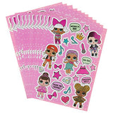 Bundle of 2 |L.O.L. Surprise! Party Favors - (Sticker Pack & Glow in The Dark Wands)