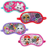 LOL Surprise Party Supplies, Party Favors Collection - 4 Pack Sleep Masks