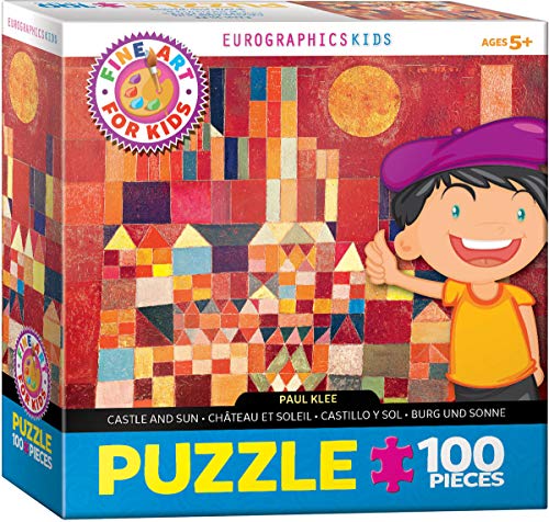 EuroGraphics Castle and Sun by Paul Klee 100-Piece Puzzle