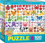 EuroGraphics 5396 Emoji Colors Puzzle (100 Piece)