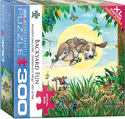 EuroGraphics (EURHR Backyard Fun Dog by Gary Patterson 300Piece Puzzle 300Piece Jigsaw Puzzle