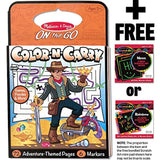 Adventure: Color-n-Carry Coloring Book + FREE Melissa & Doug Scratch Art Mini-Pad Bundle [53914]