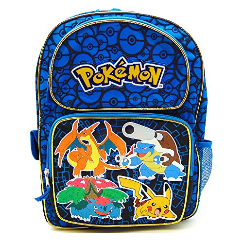 Pokemon Zoofy Full Size Blue 16 Backpack