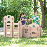 Guidecraft Notch Blocks Set 89 Piece Set G6110 - Indoor/Outdoor Block Play System
