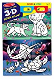 Melissa & Doug Easy-to-See 3-D Marker Coloring Puzzles - Safari and Ocean (24 pcs each)