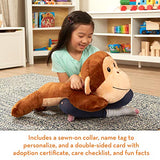 Melissa & Doug Cuddle Monkey Jumbo Plush Stuffed Animal with Activity Card