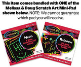 Melissa & Doug Wooden USA Map Sound Puzzle (40 Pieces) + Free Scratch Art Mini-Pad Bundle