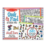Melissa & Doug Seek and Find Sticker Pad – Around Town